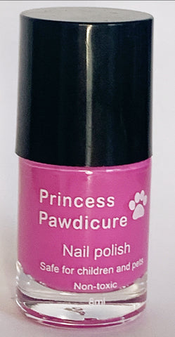 Princess Pawdicure Nail Polish for Kids & Pets, Non-toxic, Dries in 1 Minute,  No Scent.