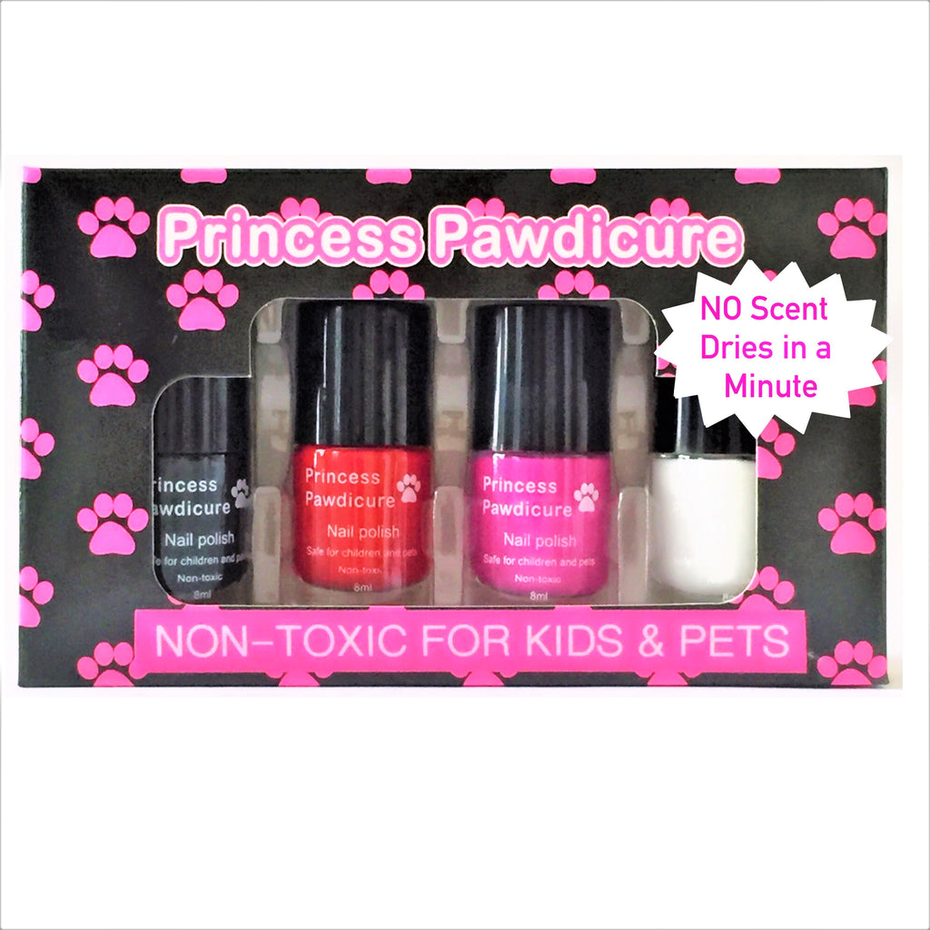 Princess Pawdicure Nail Polish for Kids & Pets, Non-toxic, Dries in 1 Minute, No Scent